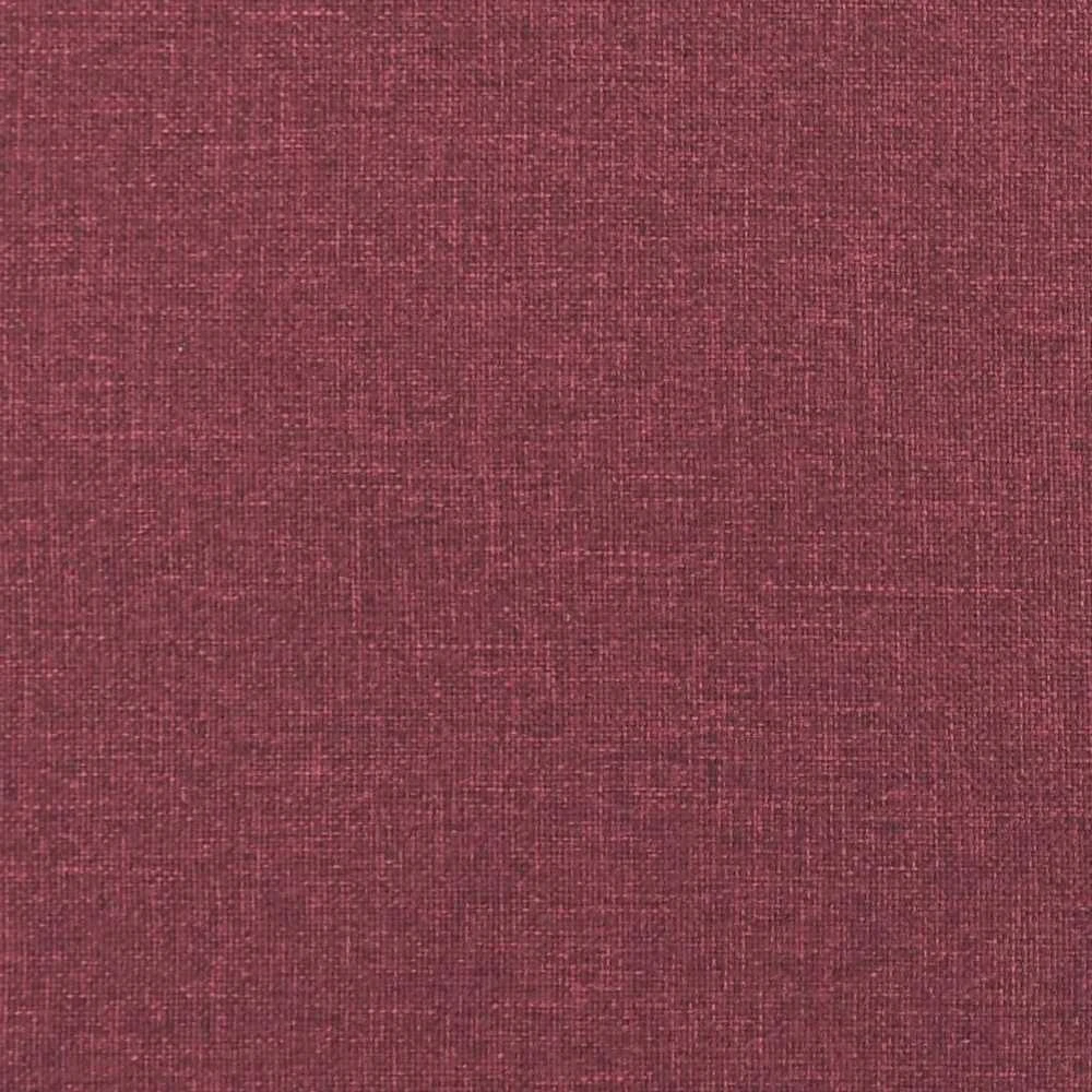 Dvivietė sofa, raudonojo vyno spalvos, 140cm, audinys
