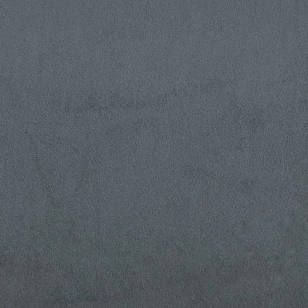 Dvivietė sofa, tamsiai pilkos spalvos, 120cm, aksomas