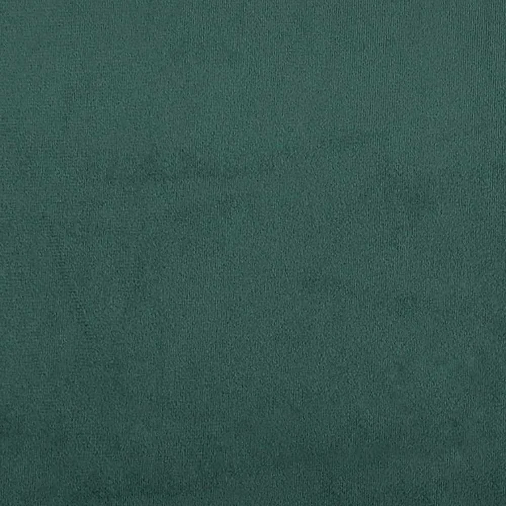 Dvivietė sofa, tamsiai žalios spalvos, 120cm, aksomas