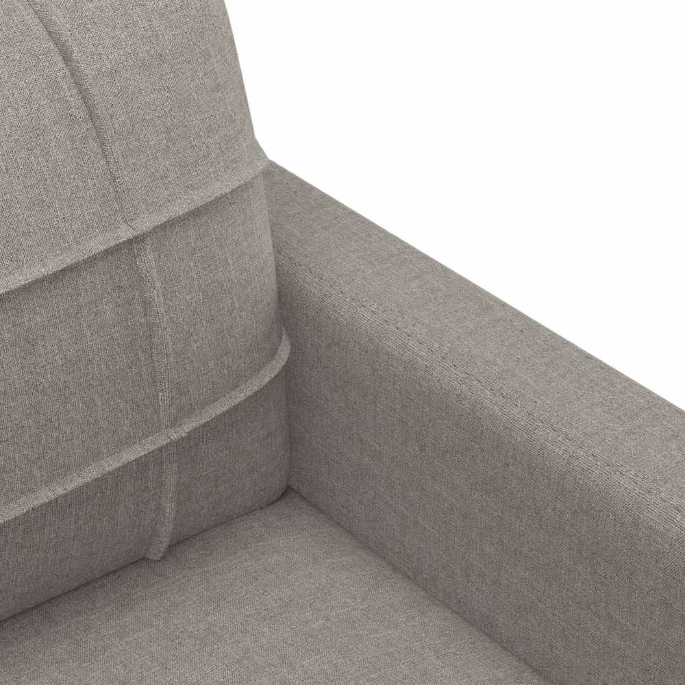 Dvivietė sofa, taupe spalvos, 140cm, audinys