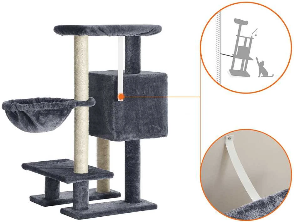 Songmics Feandrea 84 cm draskyklė su gulimuoju lovyte