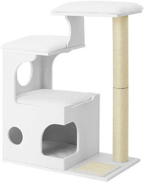 Songmics Feandrea 86 cm ilgio draskyklė su urvu ir stulpeliu