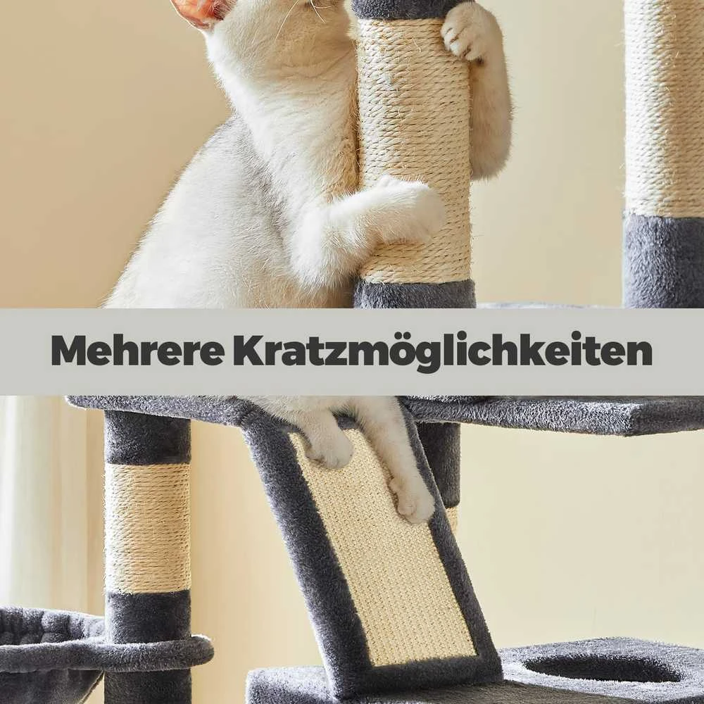 Songmics Feandrea Draskyklė 206 cm aukščio, kačių medis, su 13 draskyklių