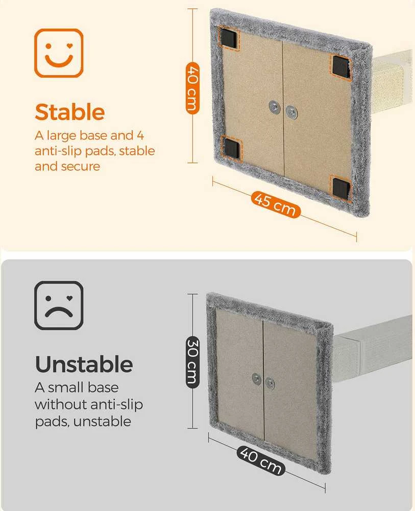 Songmics Feandrea Draskyklė 71 cm su platforma