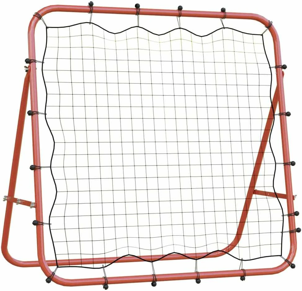 Futbolo kamuolio atšokimo sienelė, 96x80x96cm, plienas/PE