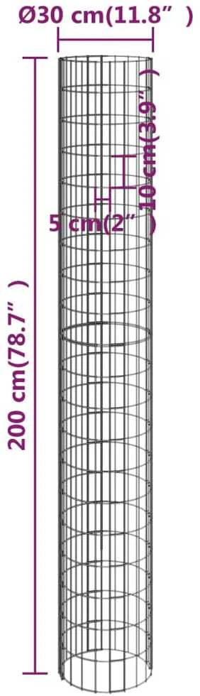 Gabionų loveliai, 3vnt., 30x200cm, galvanizuotas plienas