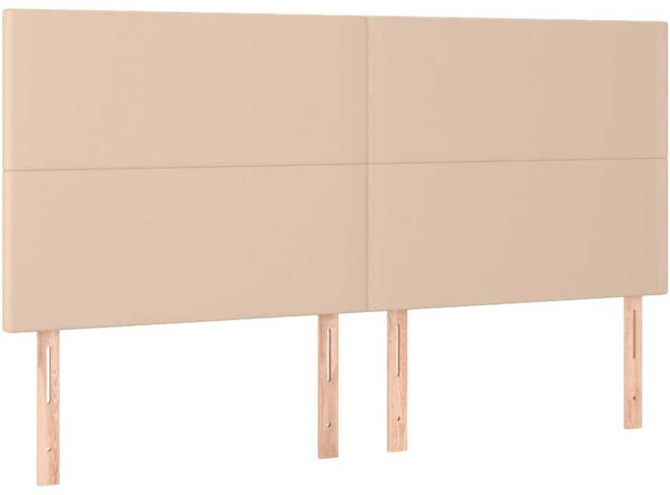 Galvūgaliai, 4vnt., kapučino, 100x5x78/88 cm, dirbtinė oda