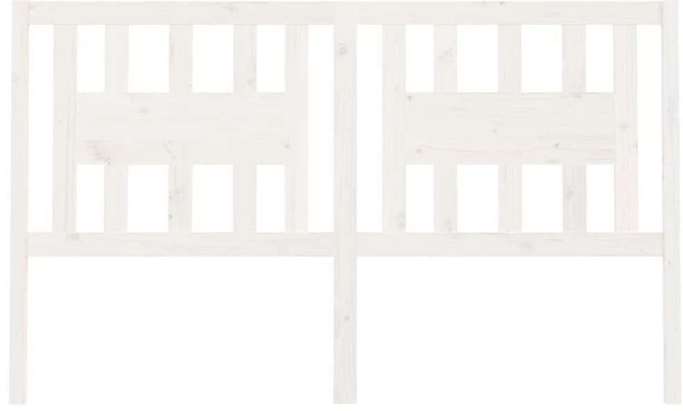 Galvūgalis, baltas, 146x4x100cm, pušies medienos masyvas