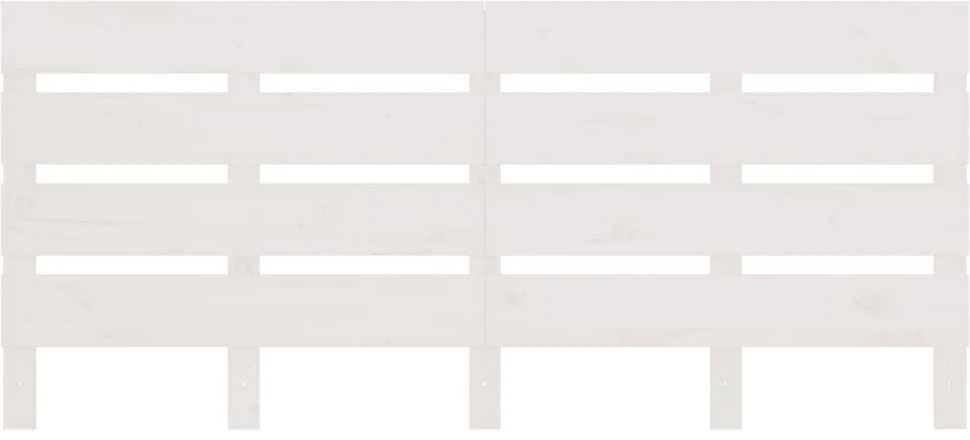 Galvūgalis, baltos spalvos, 120x3x80cm, pušies medienos masyvas