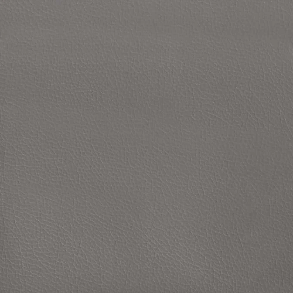 Galvūgalis su auselėmis, pilkas, 83x23x118/128cm, dirbtinė oda