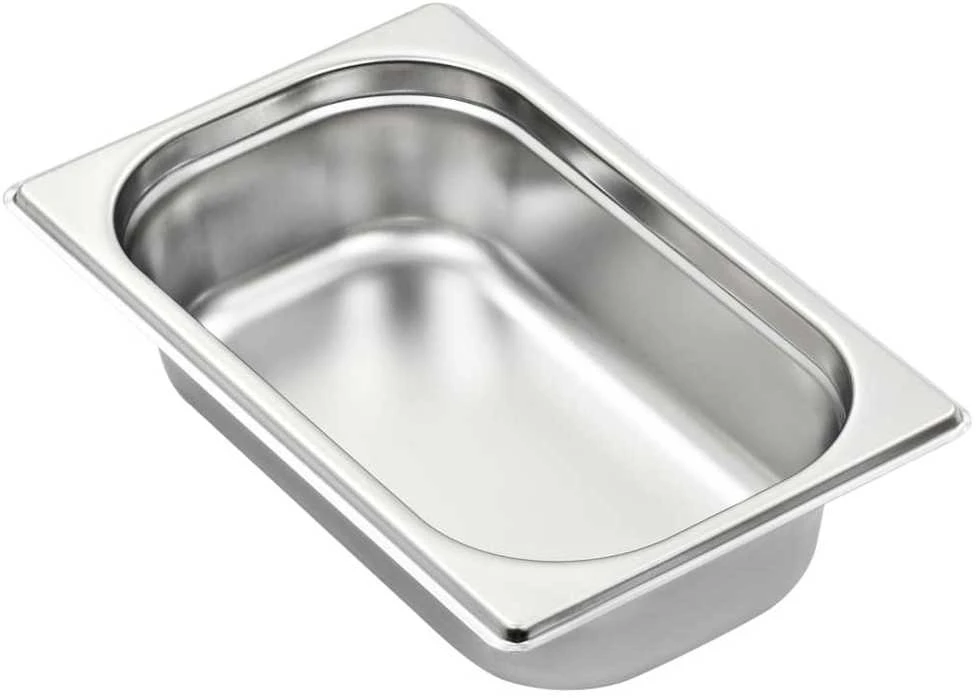 Gastronorm indai, 8vnt., nerūdijantis plienas