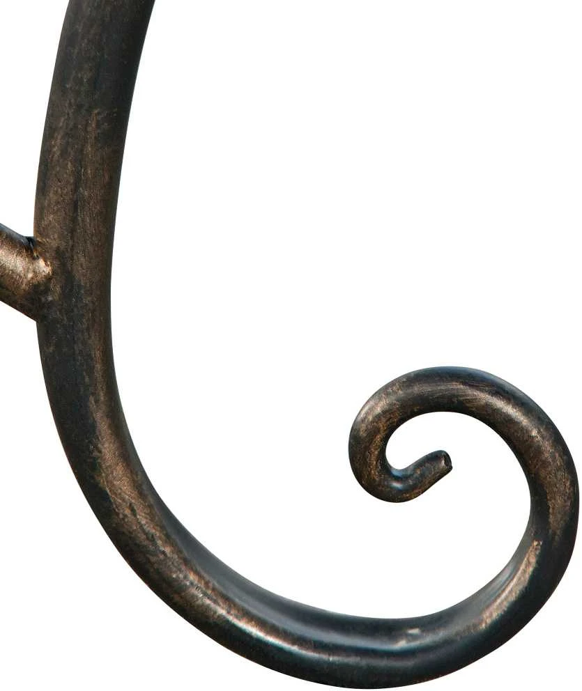 Mville geležinis sodo suolas TARA, 113 x 47 cm bronzos spalvos