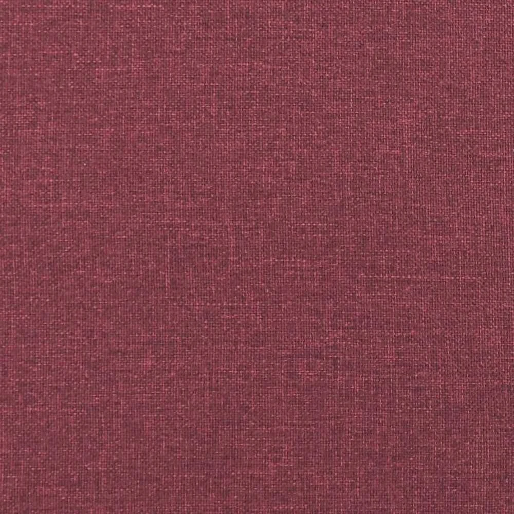 Grindų sofa-lova, 2-1, raudonojo vyno, 112x174x55cm, audinys
