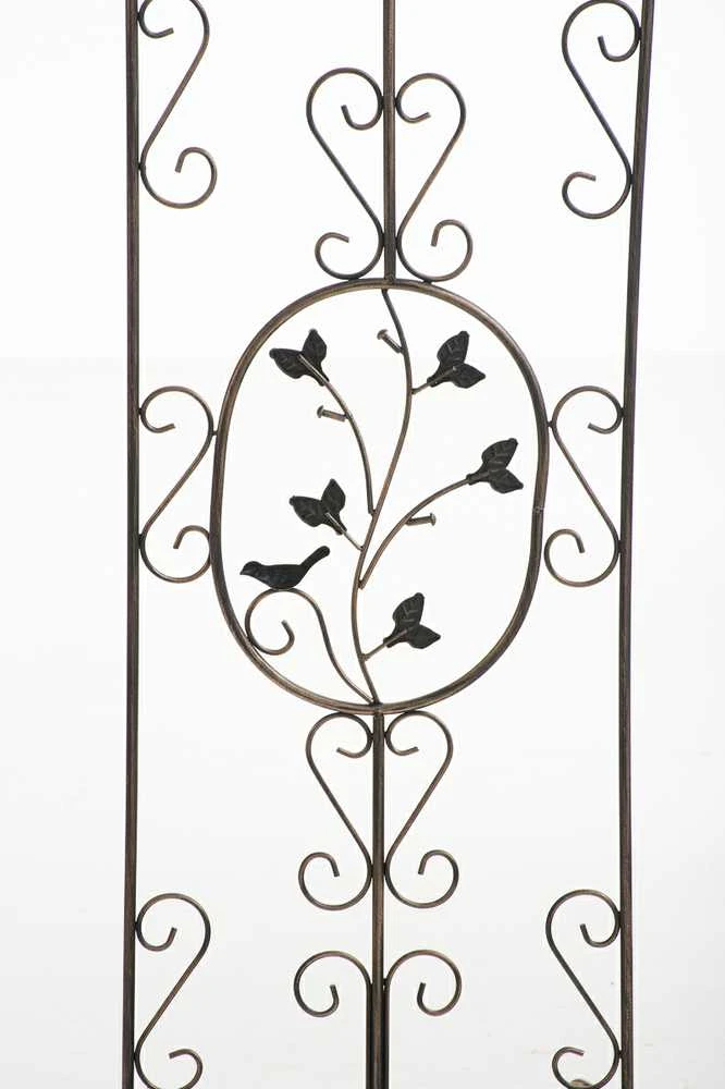 Mville Grotelės augalams Burgus 122 x 35 cm bronza