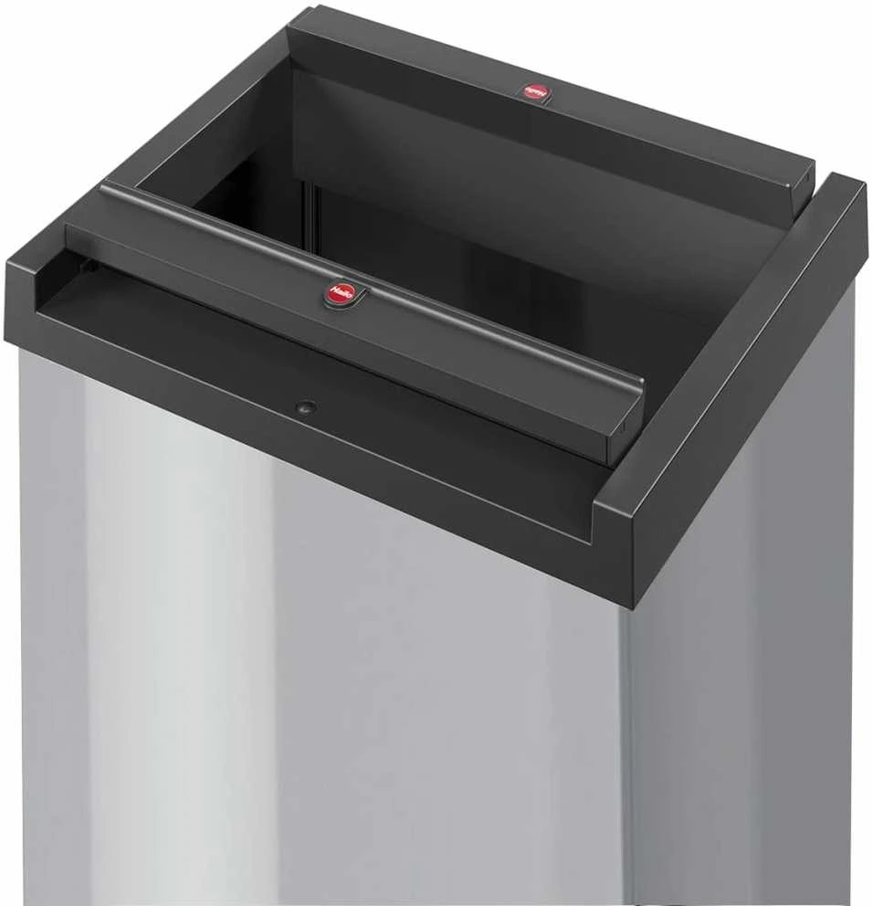 Hailo Šiukšliadėžė Big-Box Swing, sidabrinės spalvos, 35l, L dydžio