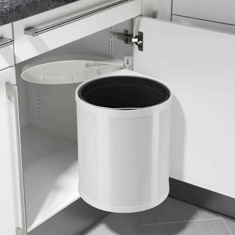 Hailo Spintelės šiukšliadėžė Compact Box, balta, 15l, M dydžio