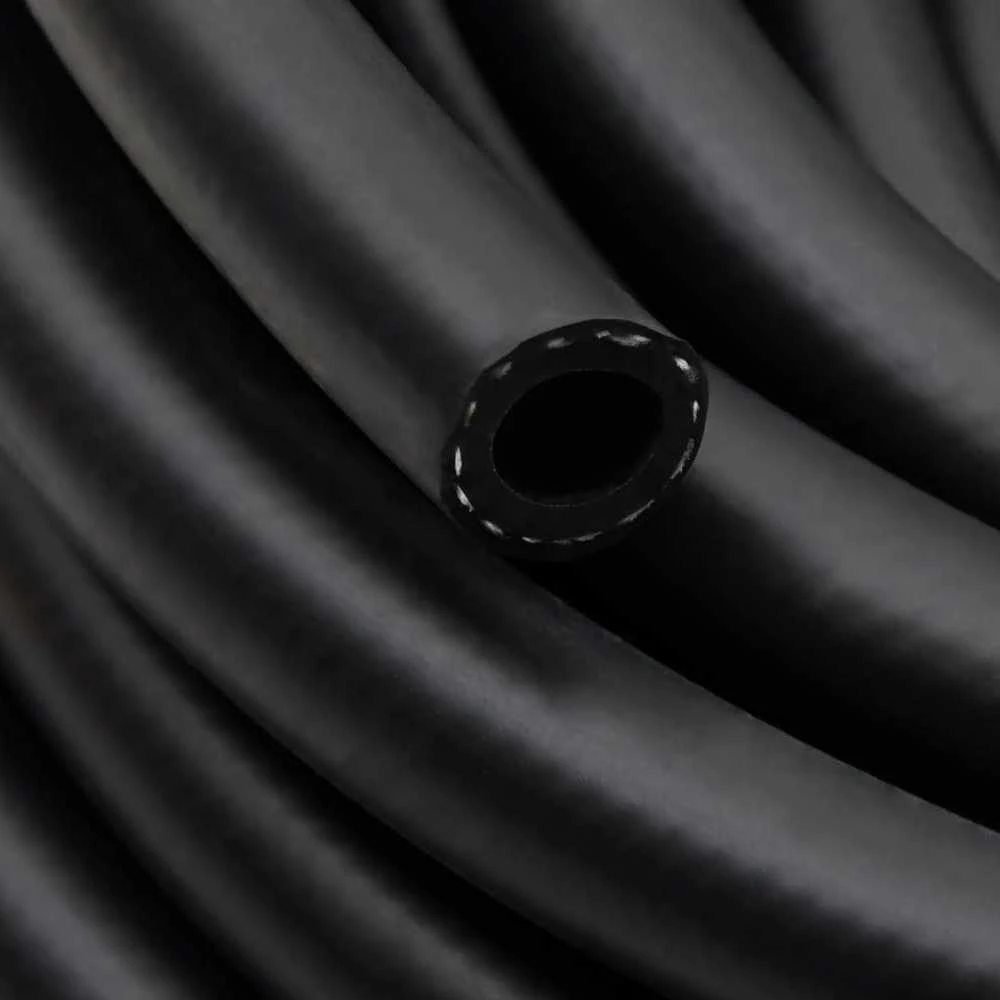 Hibridinė oro žarna, juodos spalvos, 0,6", 100m, guma ir PVC