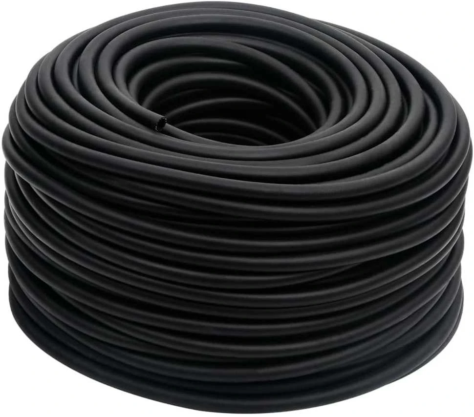 Hibridinė oro žarna, juodos spalvos, 0,6", 20m, guma ir PVC