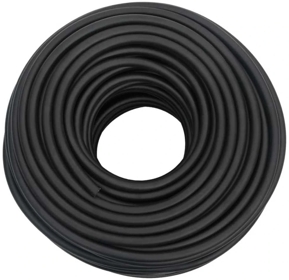 Hibridinė oro žarna, juodos spalvos, 0,6", 100m, guma ir PVC