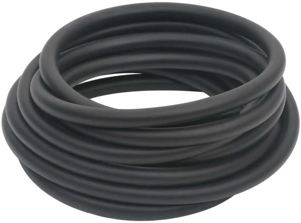 Hibridinė oro žarna, juodos spalvos, 0,6", 10m, guma ir PVC