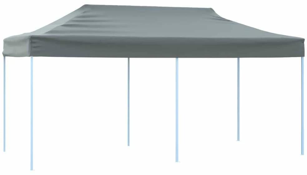 Išskleidžiama proginė palapinė, antracito spalva, 3x6m