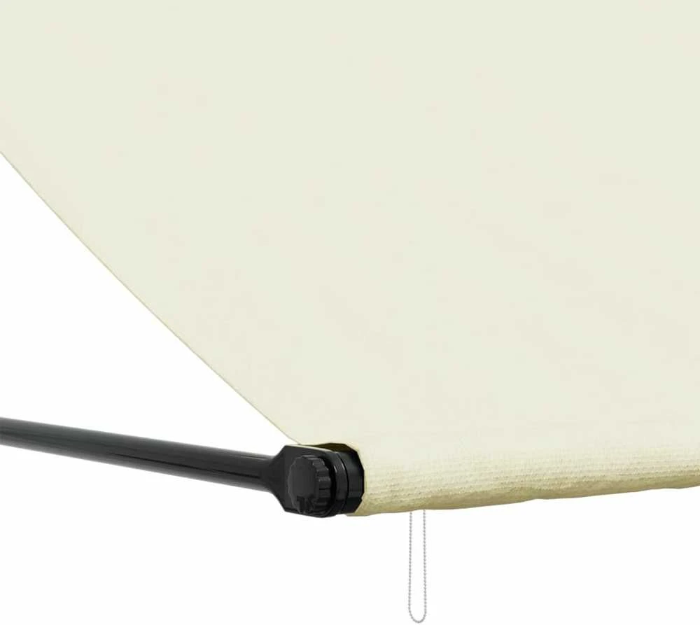 Ištraukiama markizė, kreminė, 350x150cm, audinys ir plienas