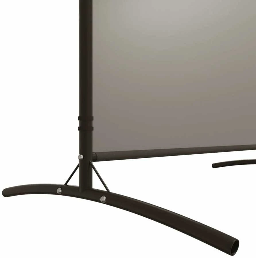 Kambario pertvara, 5 dalių, antracito, 433x180cm, audinys