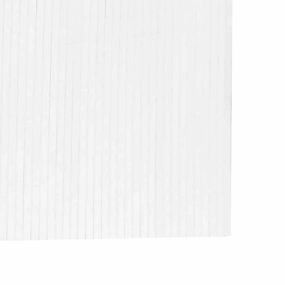 Kambario pertvara, baltos spalvos, 165x400cm, bambukas