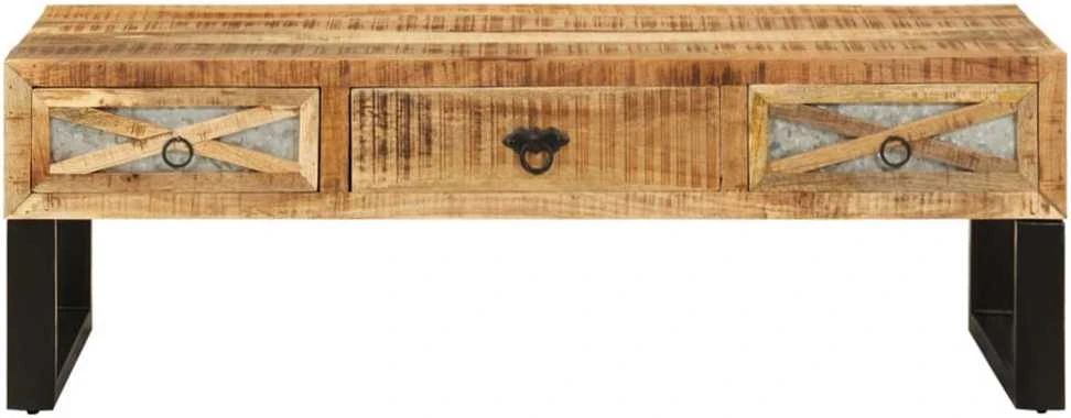 Kavos staliukas, 110x50x38 cm, mango medienos masyvas