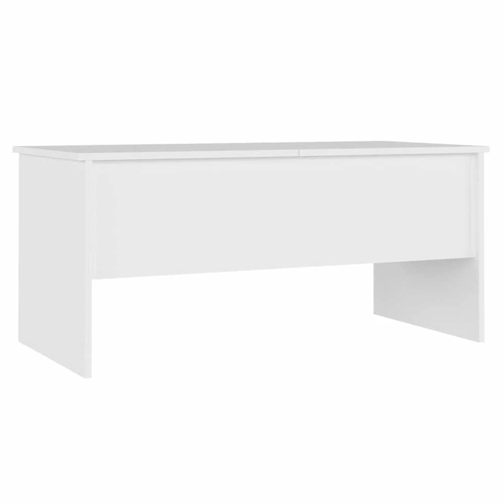 Kavos staliukas, baltas, 102x50,5x46,5cm, apdirbta mediena
