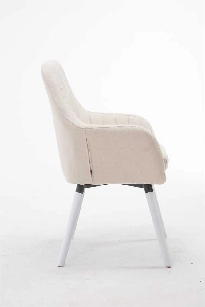 Mville Kėdė Florian Fabric kreminė, balta