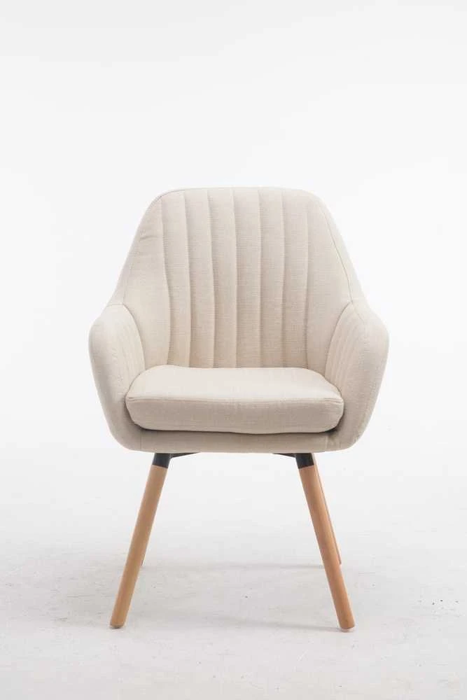Mville Kėdė Florian Fabric kreminė, natūrali
