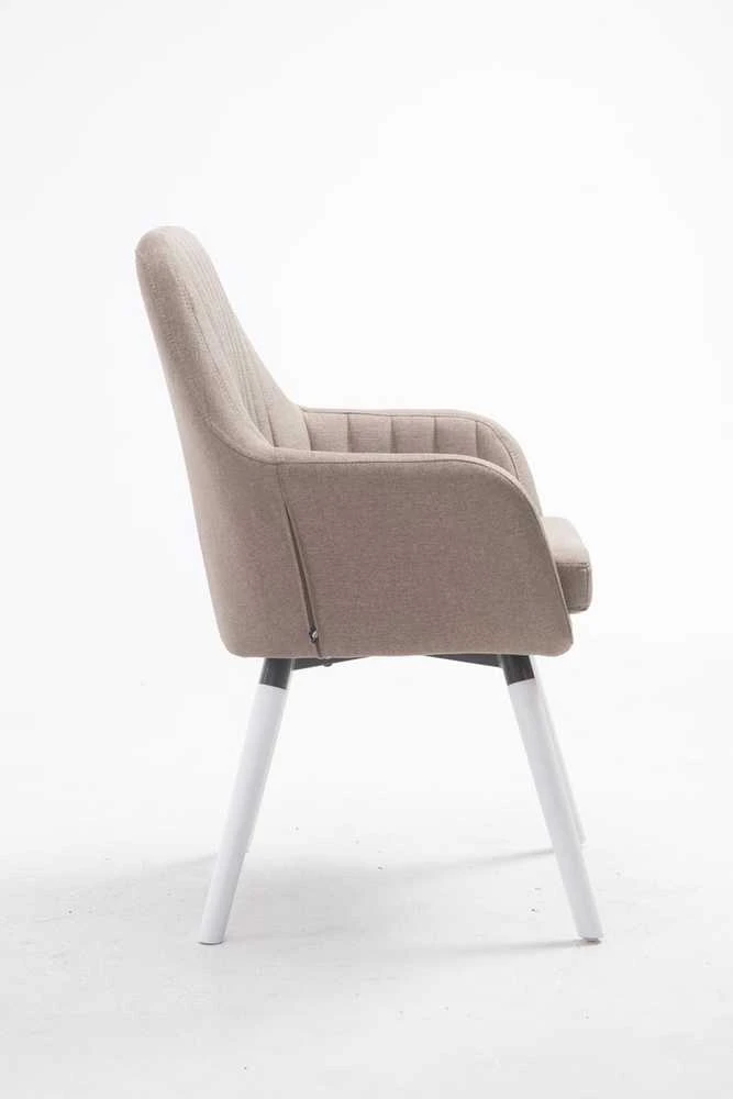 Mville Kėdė Florian Fabric rusvos spalvos, balta