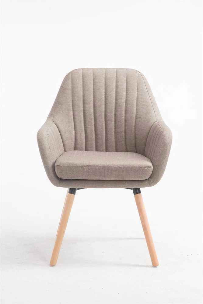 Mville Kėdė Florian Fabric pilkos spalvos, natūralios spalvos