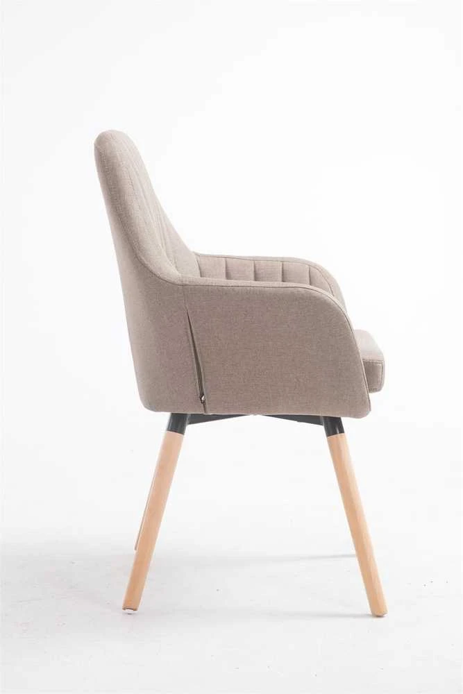 Mville Kėdė Florian Fabric pilkos spalvos, natūralios spalvos