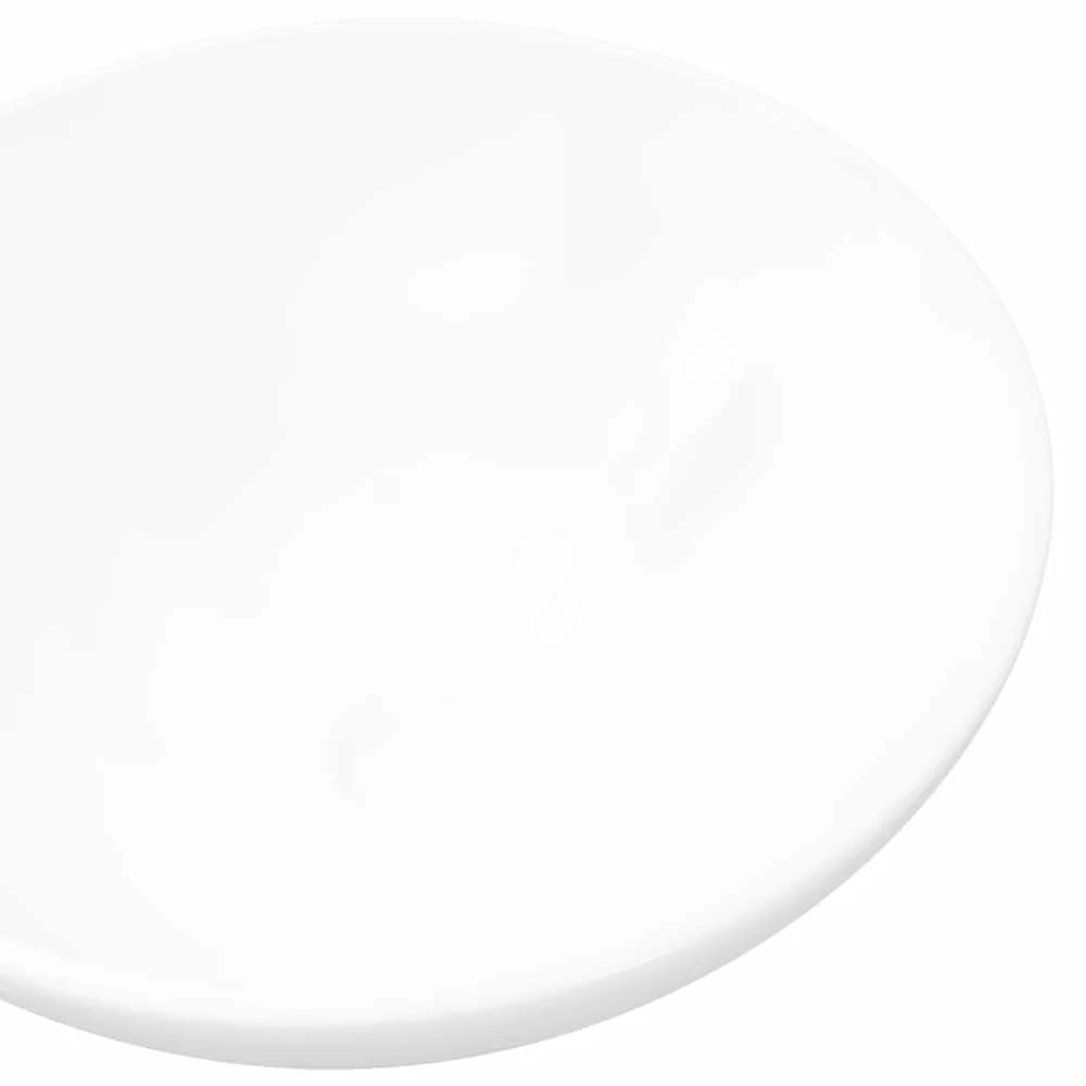 Keramikinis Vonios Praustuvas, Apvalus, Baltas