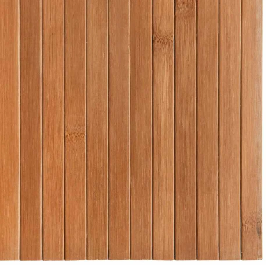 Kilimas, natūralios spalvos, 100x400cm, bambukas, stačiakampis