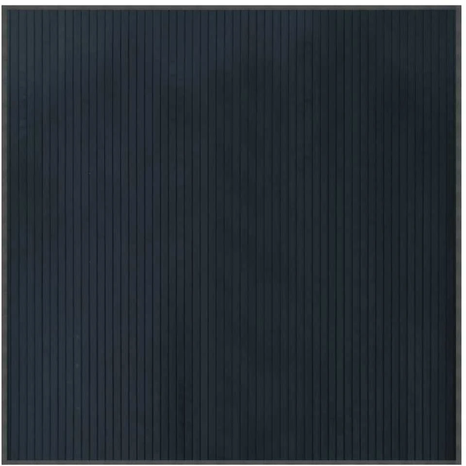 Kilimas, pilkos spalvos, 100x100cm, bambukas, kvadratinis