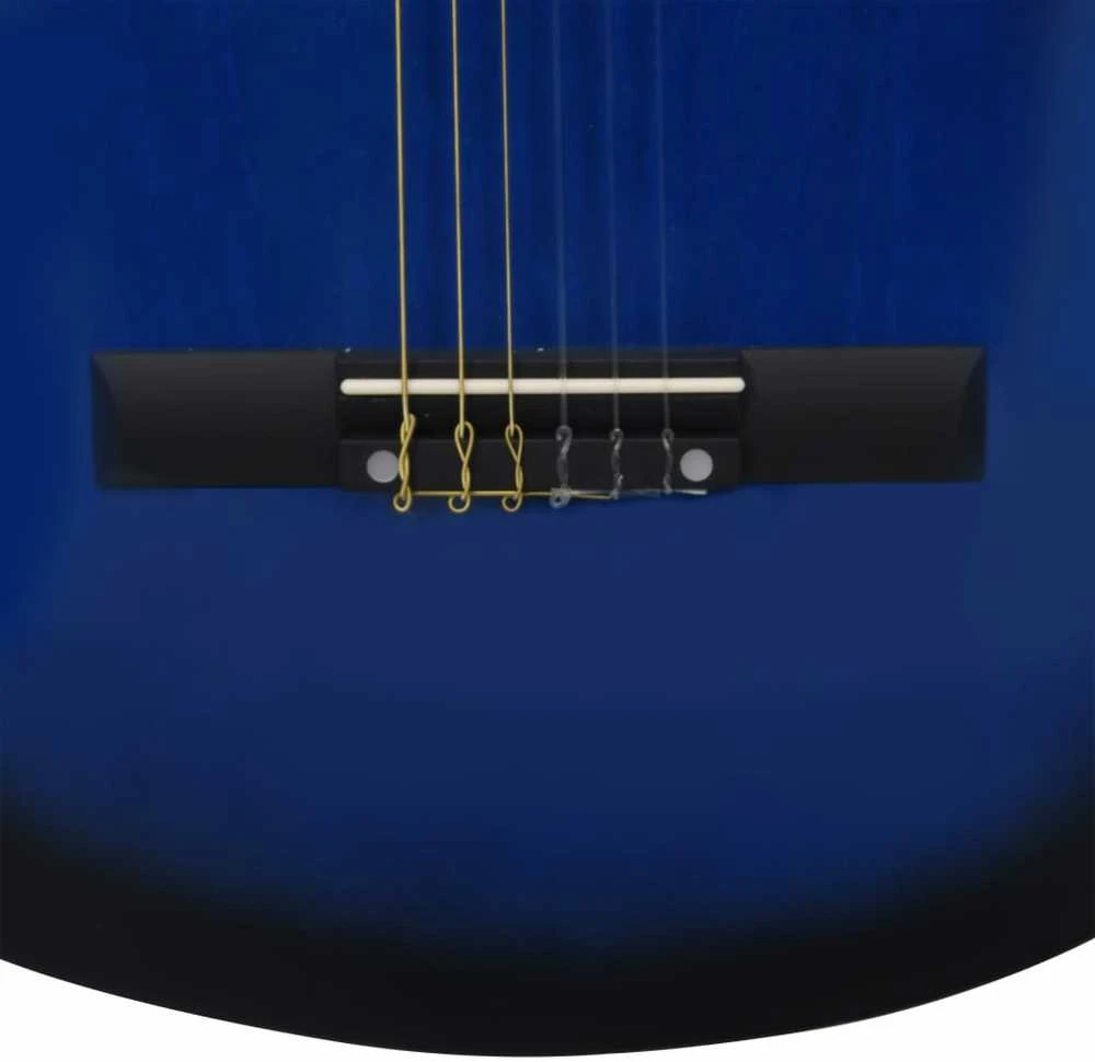 Klasikinė gitara pradedantiesiems ir vaikams, mėlyna, 3/4 36"
