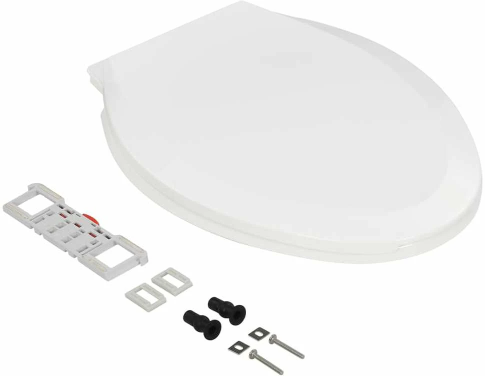 Klozeto sėdynė su Soft-close mechanizmu, balta