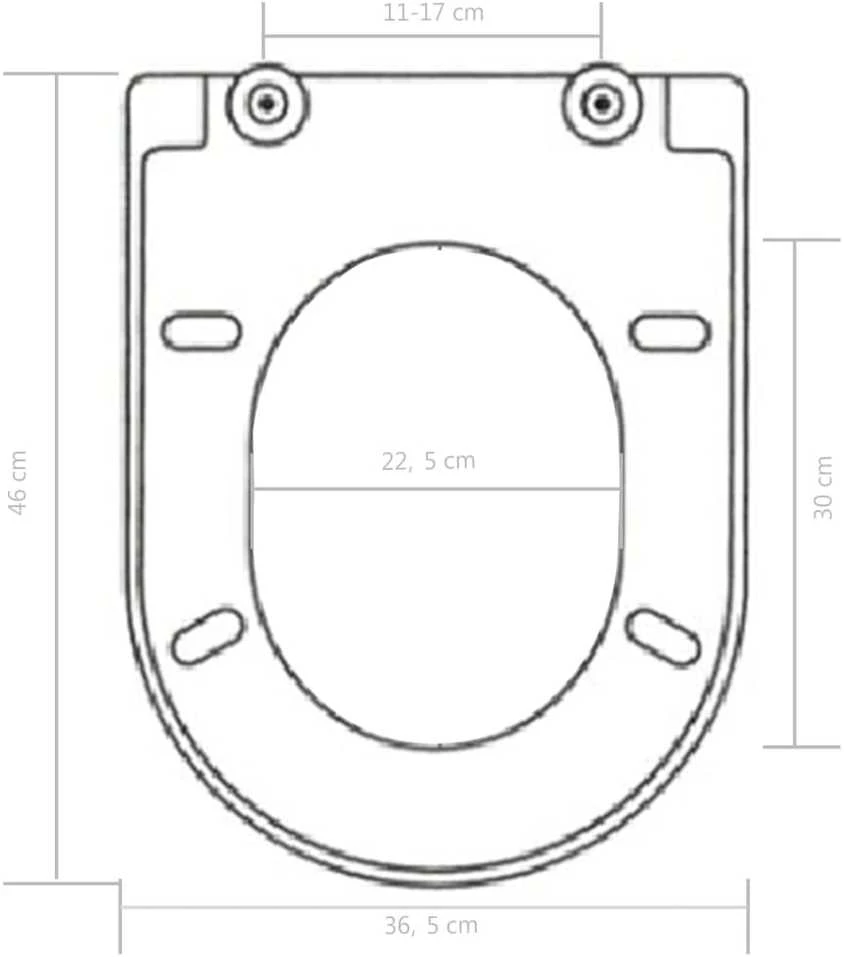 Klozeto sėdynė su Soft-close mechanizmu, balta