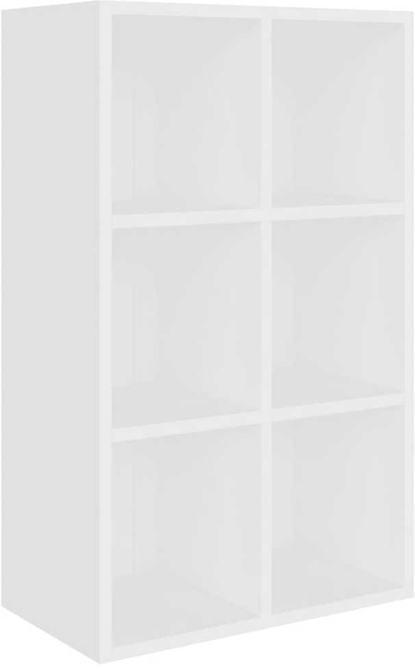 Knygų/šoninė spintelė, baltos spalvos, 66x30x98 cm, MDP