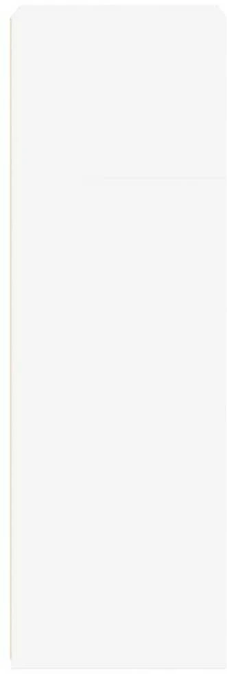 Komoda, baltos spalvos, 50x41x124cm, apdirbta mediena