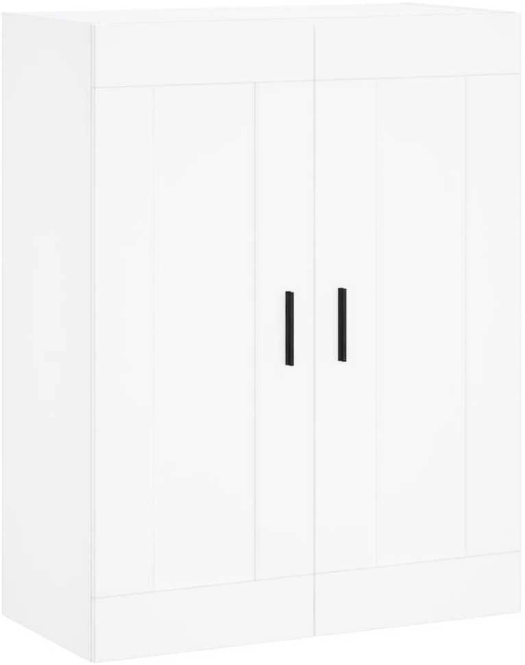 Komoda, baltos spalvos, 69,5x34x180cm, apdirbta mediena
