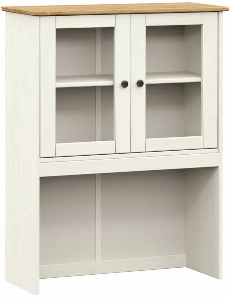 Komoda VIGO, balta, 78x40x175cm, pušies medienos masyvas