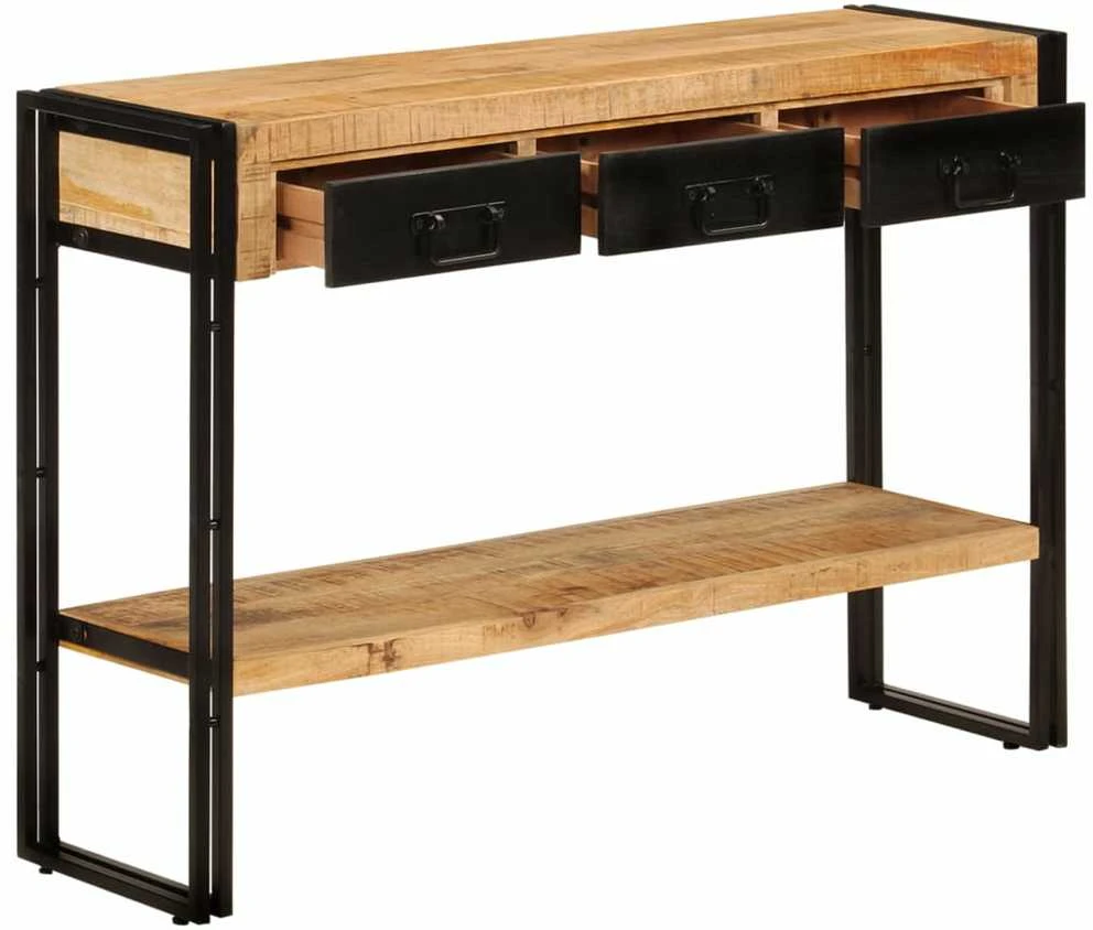 Konsolinis staliukas, 110x30x76cm, mango medienos masyvas