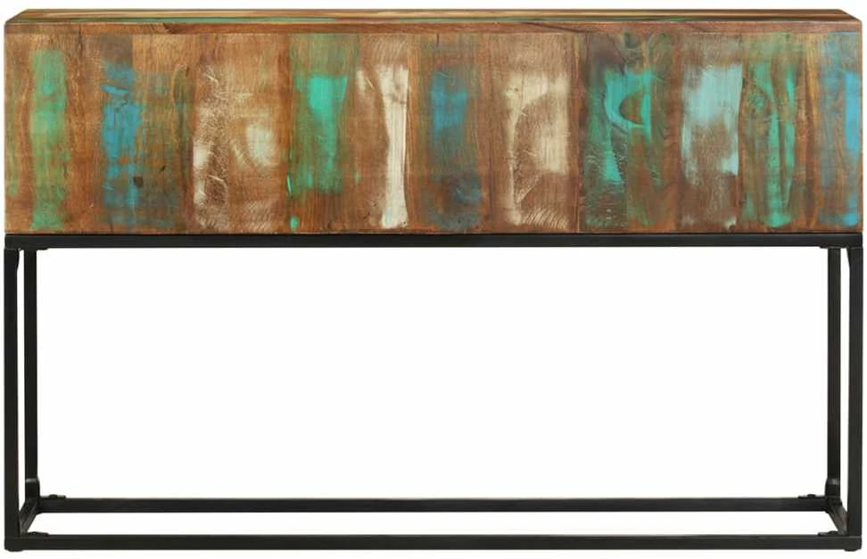 Konsolinis staliukas, 120x30x75 cm, perdirbtos medienos masyvas