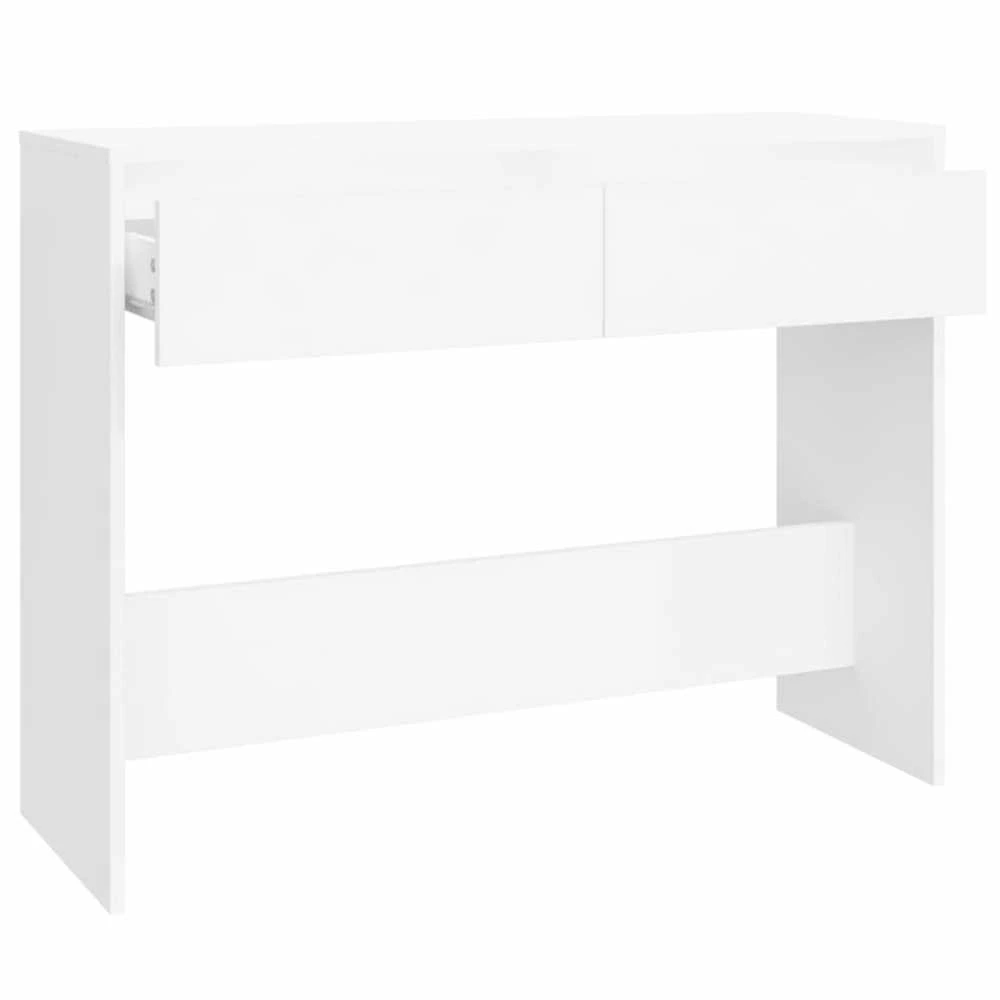 Konsolinis staliukas, baltas, 100x35x76,5cm, apdirbta mediena