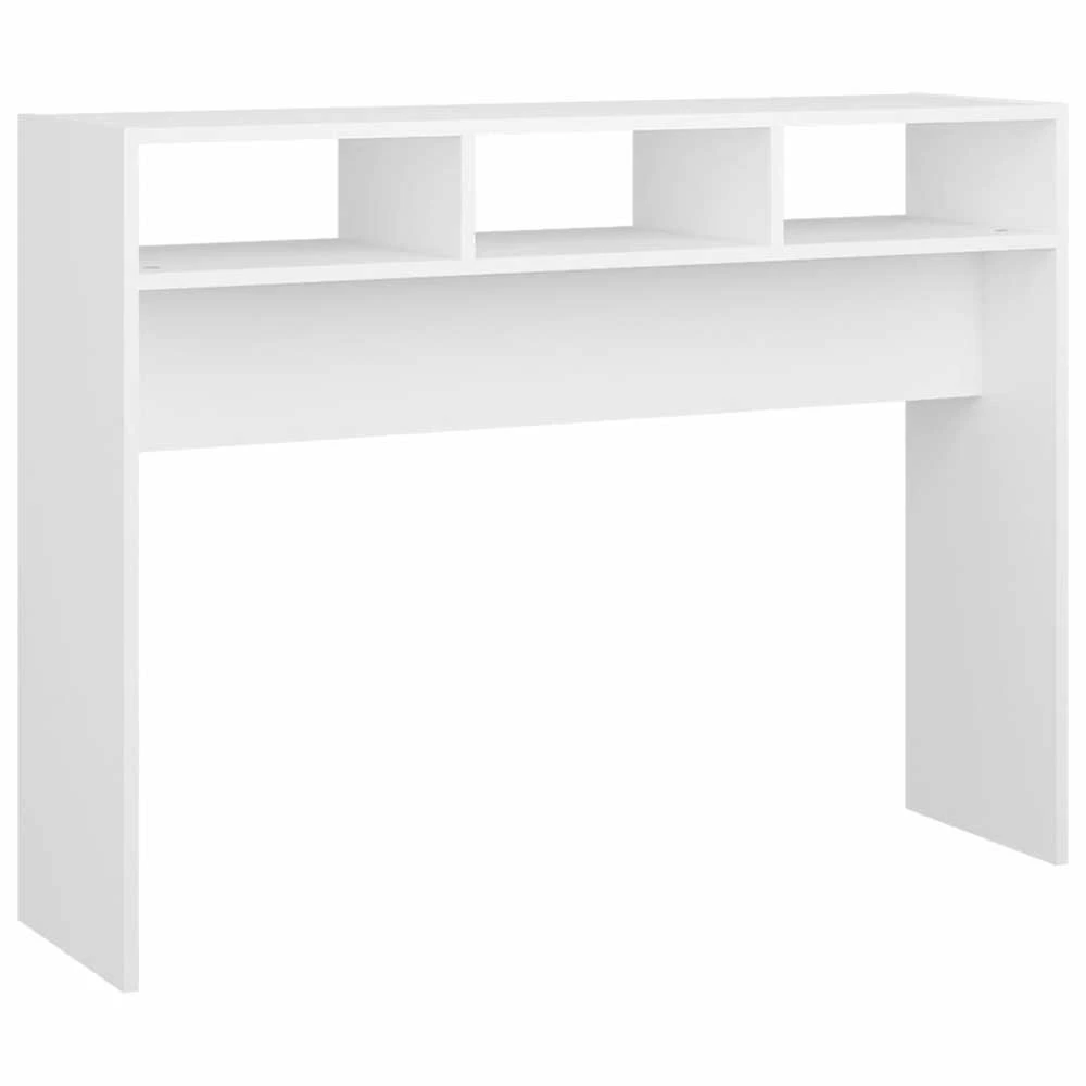 Konsolinis staliukas, baltas, 105x30x80cm, apdirbta mediena