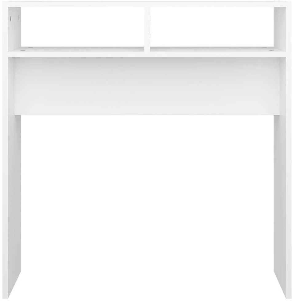 Konsolinis staliukas, baltas, 78x30x80cm, apdirbta mediena